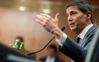 Fed Chair Kevin Warsh speaking at Jackson Hole