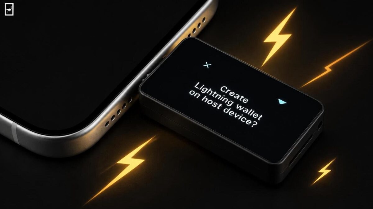 YOUR EXCHANGE TOLD YOU COLD STORAGE “CAN’T DO LIGHTNING.” A SWISS WALLET JUST MADE THEM ALL LIARS.