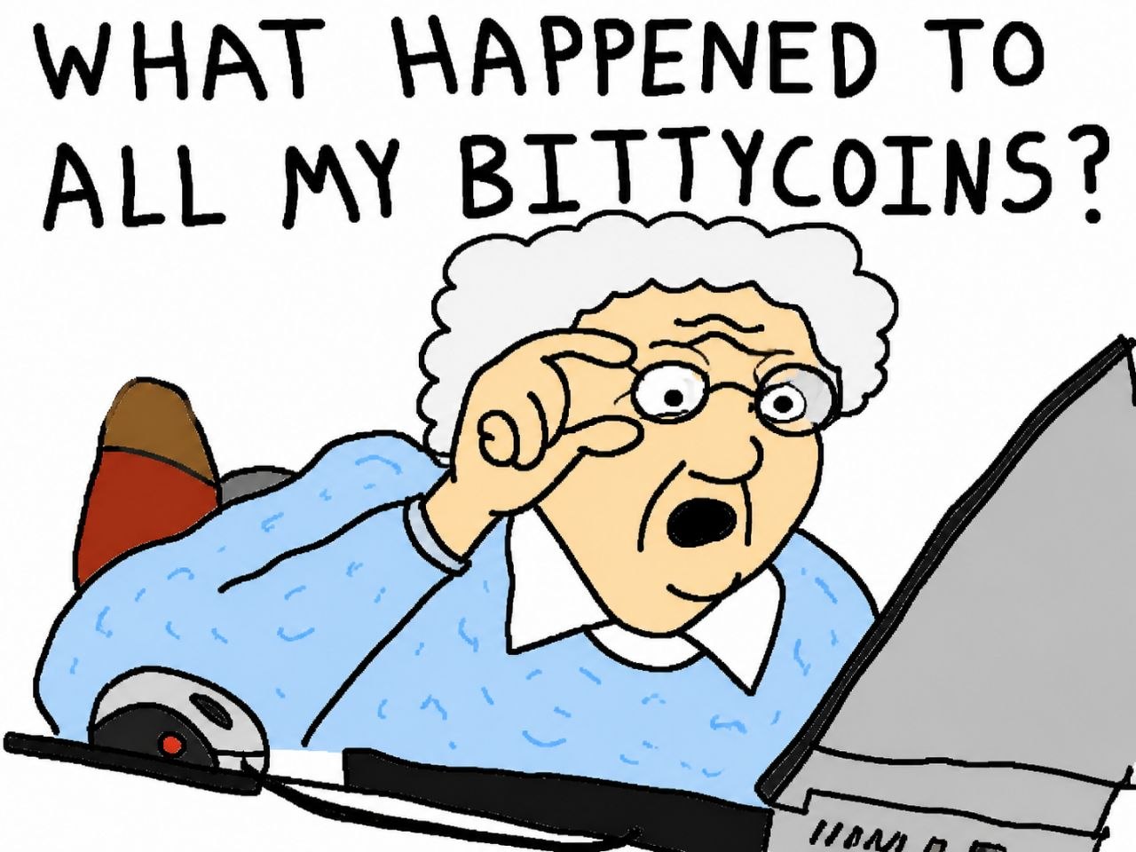 What happened to all my Bittycoins meme
