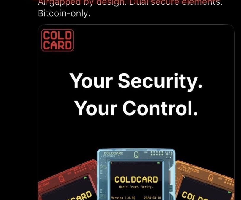 THIS COLDCARD SEED VUL HAD NOTHING TO DO WITH AI AND EVERYTHING TO DO WITH NEGLIGENCE