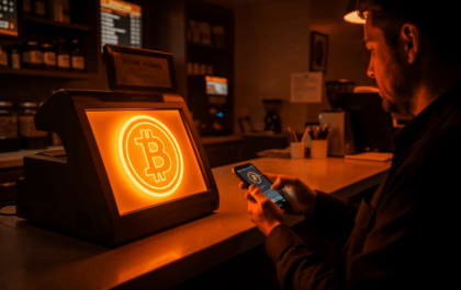 Bitcoin Lightning payment at Steak 'n Shake